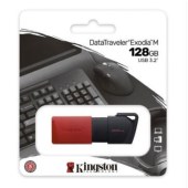 金士顿（Kingston）128GB USB3.2 Gen 1 U盘 DTXM 滑盖设计 多彩时尚（红色）