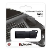 金士顿（Kingston）32GB USB3.2 Gen 1 U盘 DTXM 滑盖设计 多彩时尚（黑色）